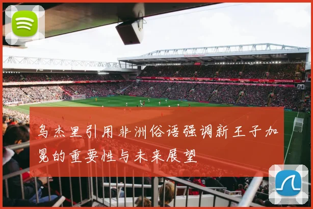 乌杰里引用非洲俗语强调新王子加冕的重要性与未来展望