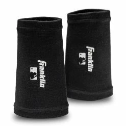 Franklin MLB 6 Inch Black Compression Wristbands