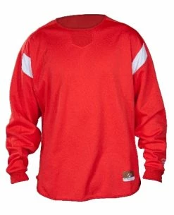 Louisville LS1455Y Cold Weather Dugout Pullover Youth -Baseball Sales Shop 32010009 Louisville LS1455A red