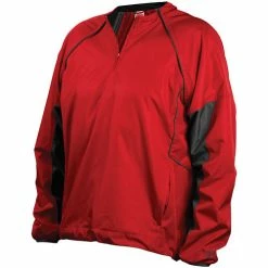 Rawlings SWCHRU Pullover Jacket -Baseball Sales Shop 32030114 Rawlings SWCHRU scarlet
