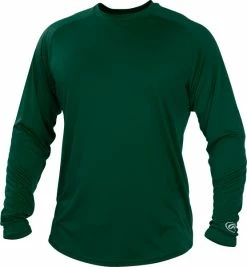 Rawlings LSRT Crew Neck Long Sleeve 9 Rawlings LSRT Crew Neck Long Sleeve -Baseball Sales Shop 32030125 Rawlings LSRT darkgreen
