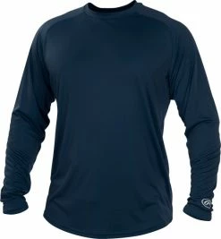 Rawlings LSRT Crew Neck Long Sleeve 7 Rawlings LSRT Crew Neck Long Sleeve -Baseball Sales Shop 32030125 Rawlings LSRT navy