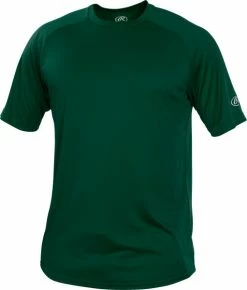 Rawlings RTT Crew Neck Short Sleeve -Baseball Sales Shop 32030126 Rawlings RTT darkgreen