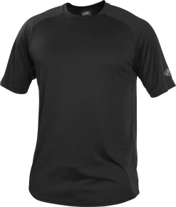 Rawlings YRTT Crew Neck Short Sleeve Youth 8 Rawlings YRTT Crew Neck Short Sleeve Youth -Baseball Sales Shop 32030129 Rawlings YRTT Crew Neck Short Sleeve Youth black
