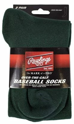 Rawlings Baseball Socks (2 Pair) -Baseball Sales Shop 32031001 Rawlings baseball socks 2pair forest