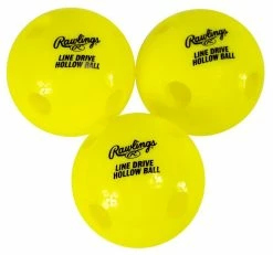 Rawlings Line-Drive Hollow Training Ball (3pk)