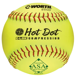 Worth AHD12CY 12" Syco Hot Dot (52/300) Slowpitch ASA