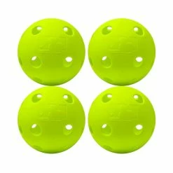 Franklin MLB Indestruct-A-Ball Softball Yellow - 4 Pack