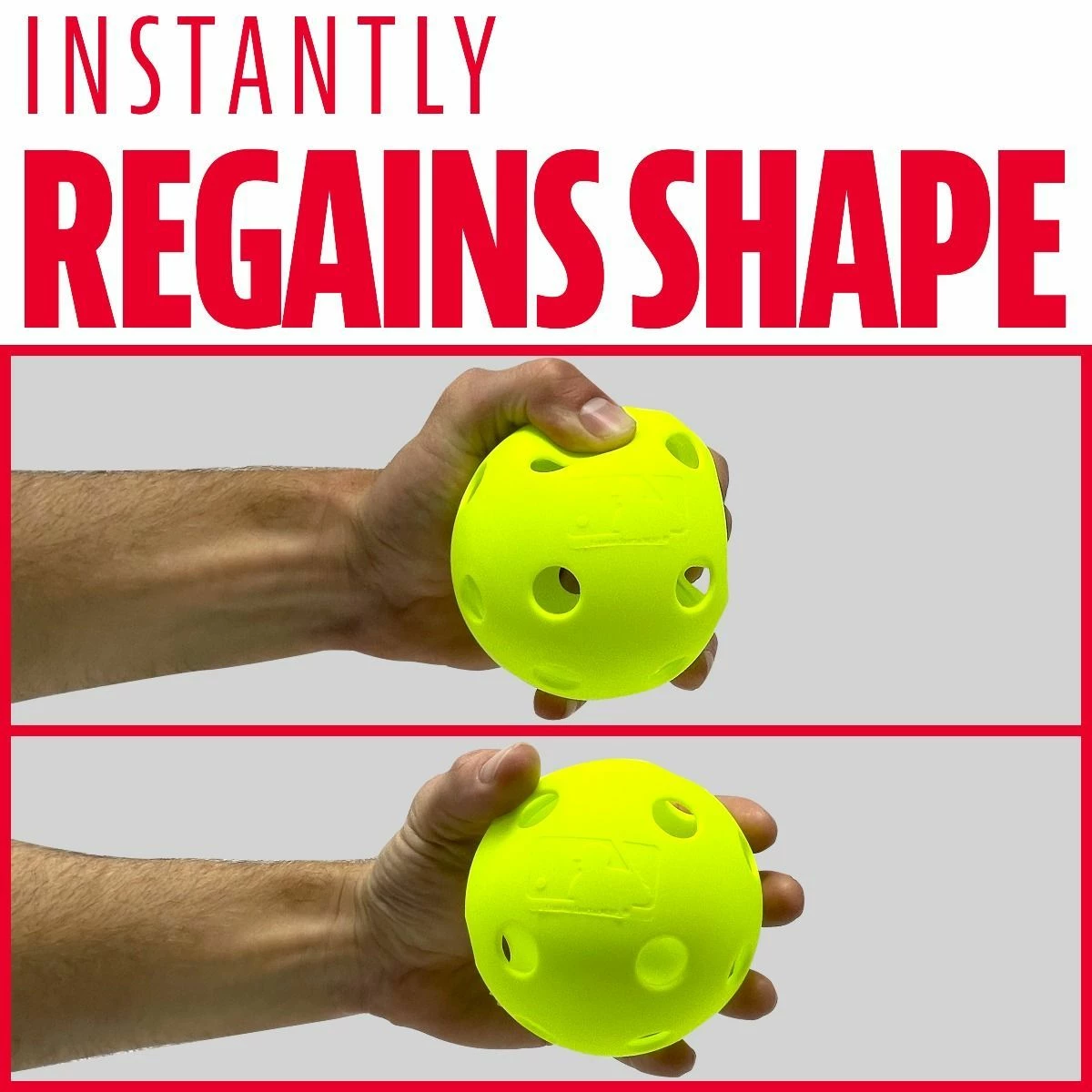 Franklin MLB Indestruct-A-Ball Softball Yellow - 4 Pack 2 Franklin MLB Indestruct-A-Ball Softball Yellow - 4 Pack - Image 2