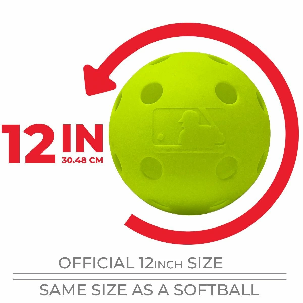 Franklin MLB Indestruct-A-Ball Softball Yellow - 4 Pack 6 Franklin MLB Indestruct-A-Ball Softball Yellow - 4 Pack - Image 6