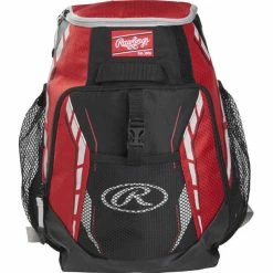 Rawlings R400 Youth Players Backpack -Baseball Sales Shop 34030109 Rawlings R400YouthPlayersBackpack Red