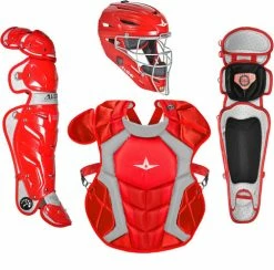 All® All Star CKCCPRO1 Professional Catcher's Kit -Baseball Sales Shop 34099010 All Star CKCCPRO1 Professional Catchers Kit scarlet