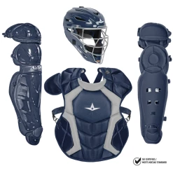 All® All Star CKCCPRO4 Classic Professional Catcher's Kit -Baseball Sales Shop 34099011 All Star CKCCPRO4 Classic Professional Catchers Kit navy