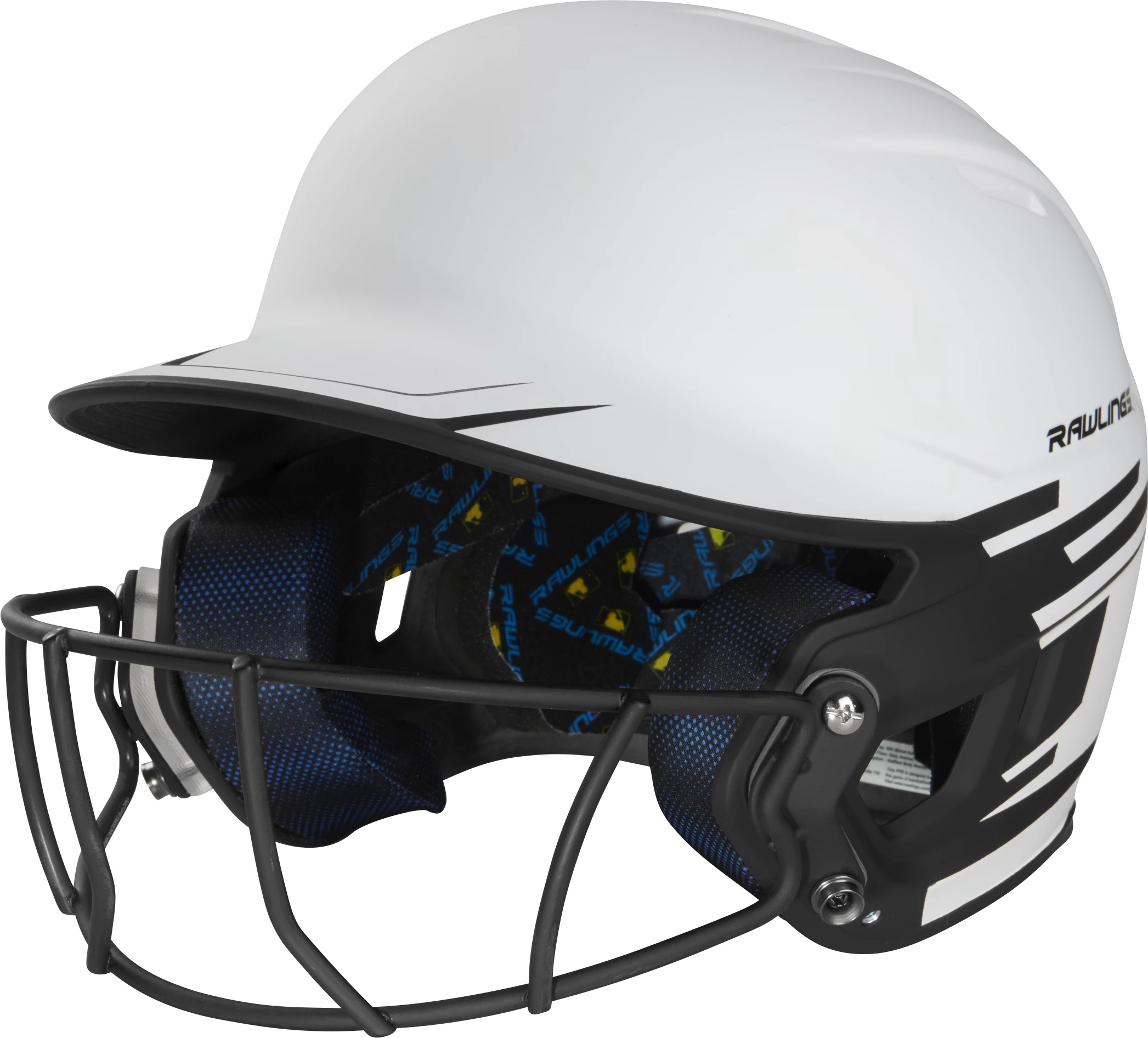 Rawlings MSB13S Mach Ice Softball Helmet W/Mask 2 Rawlings MSB13S Mach Ice Softball Helmet W/Mask - Image 2