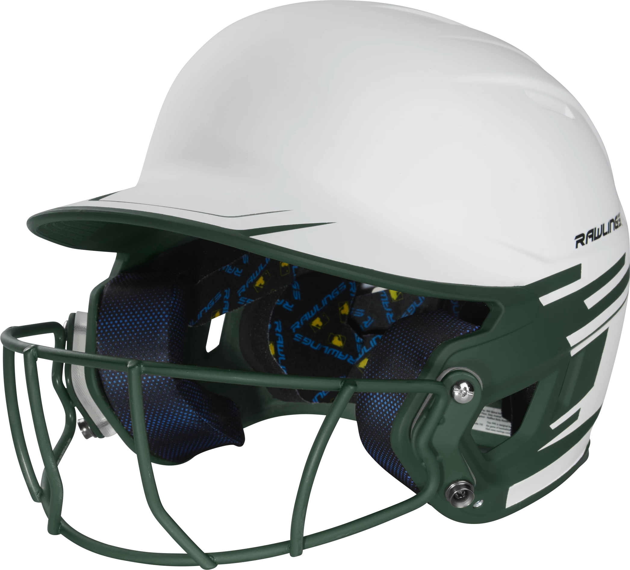 Rawlings MSB13S Mach Ice Softball Helmet W/Mask 4 Rawlings MSB13S Mach Ice Softball Helmet W/Mask - Image 4