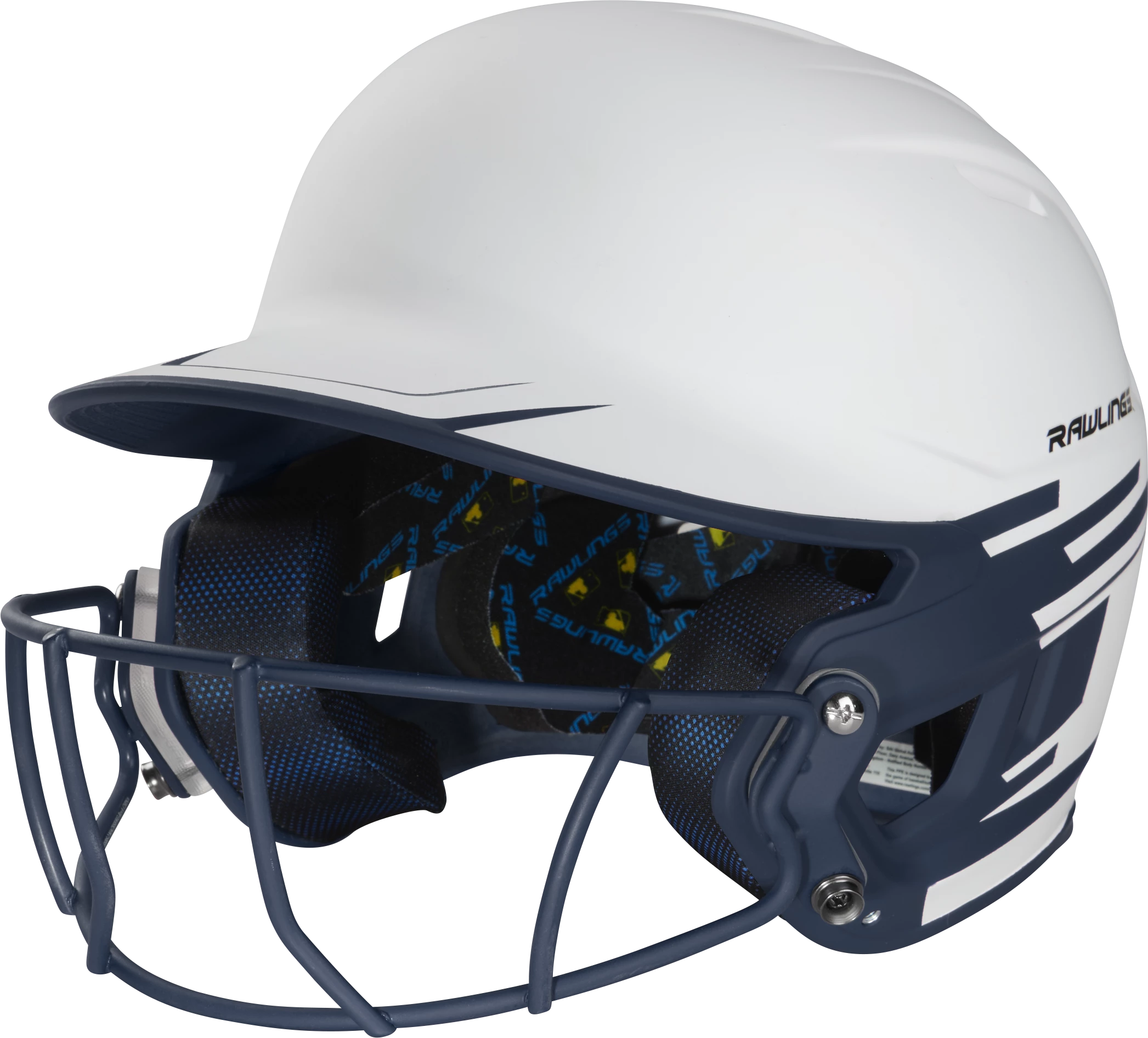 Rawlings MSB13S Mach Ice Softball Helmet W/Mask 3 Rawlings MSB13S Mach Ice Softball Helmet W/Mask - Image 3