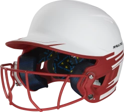 Rawlings MSB13S Mach Ice Softball Helmet W/Mask 9 Rawlings MSB13S Mach Ice Softball Helmet W/Mask -Baseball Sales Shop 37030054 Rawlings MSB13S Mach Ice Softball Helmet wMask scarlet