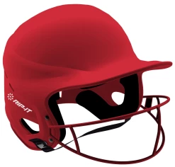 RIP-IT Vision Pro Softball Batting Helmet -Baseball Sales Shop 37431002 RIP IT Vision Pro Softball Batting Helmet scarlet