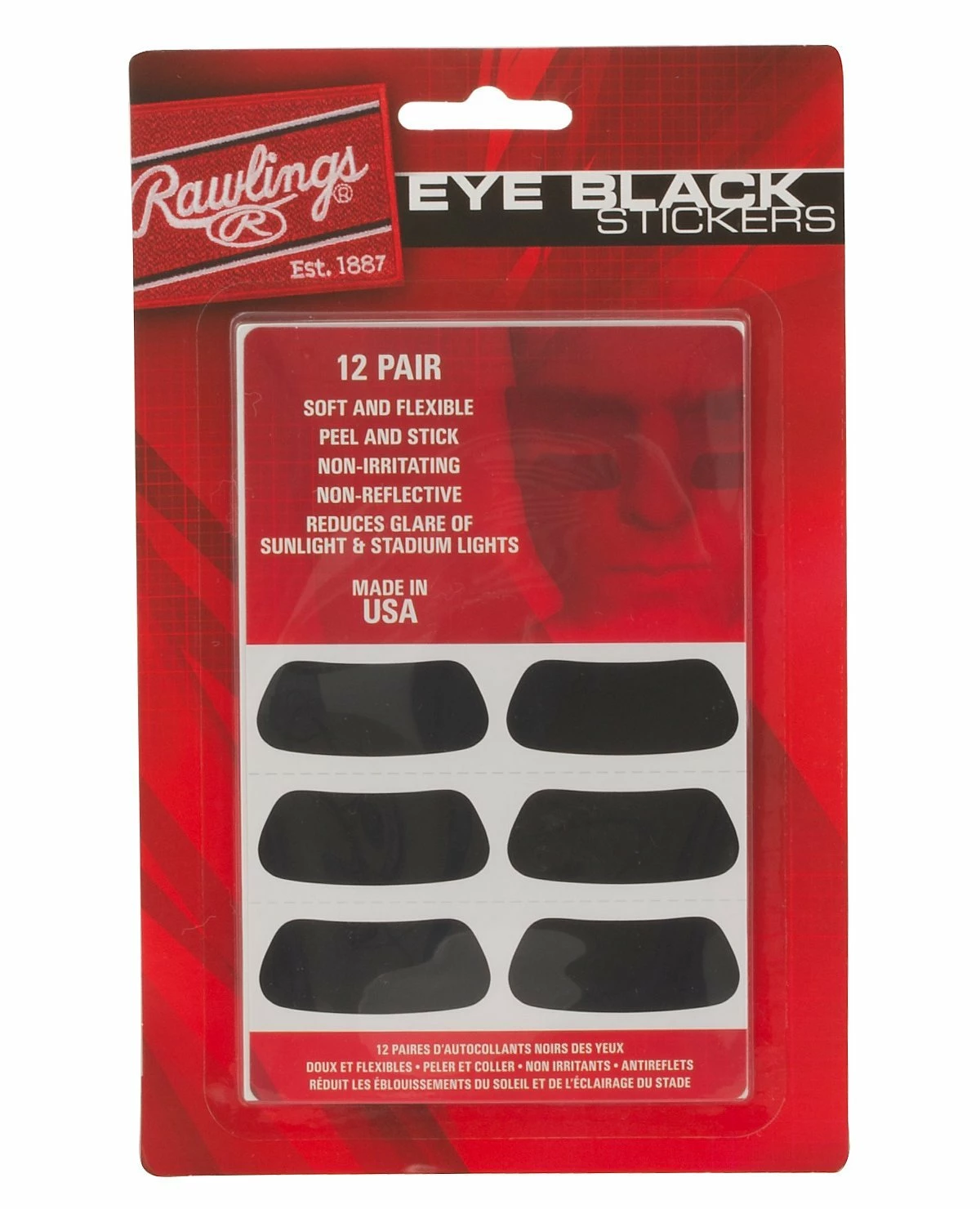 Rawlings Eye Black Stickers 1 Rawlings Eye Black Stickers