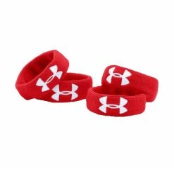 Under Armour 1-Inch Performance Wristband (4 Pack) -Baseball Sales Shop 50580005 Under Armour 1 Inch Performance Wristband 4 pack red
