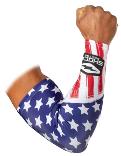 Shock Doctor Showtime Comp Arm Sleeve -Baseball Sales Shop 50758003 Shock Doctor Showtime Comp Arm Sleeve starsstripes