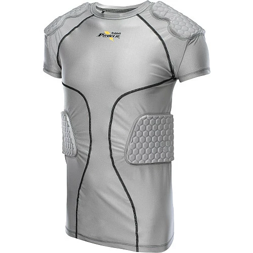 Riddell Power Padded Shirt Youth Grey (RTPTPY) 1 Riddell Power Padded Shirt Youth Grey (RTPTPY)