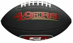 Wilson F1533XB Black Edition NFL Mini -Baseball Sales Shop 53040120 Wilson F1533XB Black Edition NFL Mini 49ers