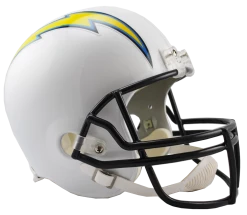 Riddell VSR4 Replica Helmet 9 Riddell VSR4 Replica Helmet -Baseball Sales Shop 55190009 Riddell DeLuxeReplica Chargers