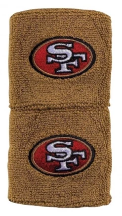 Franklin NFL Embroidered Wristband 2,5 Inch -Baseball Sales Shop 55730001 Franklin NFL Embroidered Wristband 25 Inch 49ers