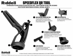 Riddell QR Combo Tool - Universal (R2764022) -Baseball Sales Shop 57190339 Riddell QR Combo Tool Universal R2764022 4
