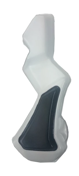 Riddell Speedflex Face Frame White/Black 1 1/4 Inch 2 Riddell Speedflex Face Frame White/Black 1 1/4 Inch - Image 2