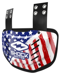 Shock Doctor Showtime Back Plate -Baseball Sales Shop 58750002 Shock Doctor Showtime Back Plate flag