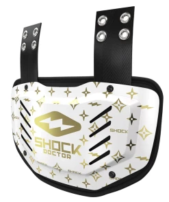 Shock Doctor Showtime Back Plate -Baseball Sales Shop 58750002 Shock Doctor Showtime Back Plate whitegold